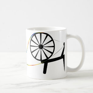 Spin a Fibre Rainbow Personalized Mug