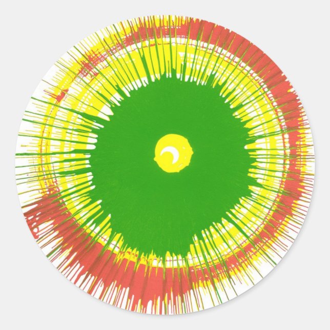 Spin art stickers (Front)