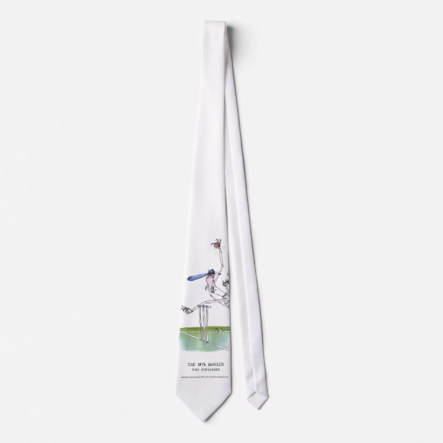 spin bowler cricket, tony fernandes tie (Front)