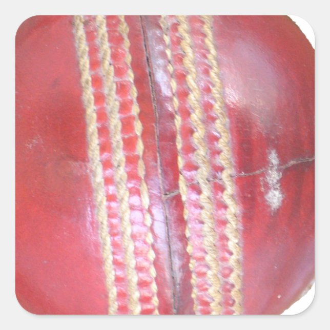 Spin Master's Sphere: A Fun Left Spin Cricket Ball Square Sticker (Front)