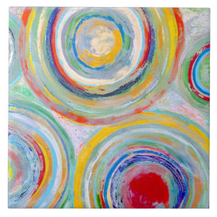 Spin Out 6 x 6 Ceramic Tile