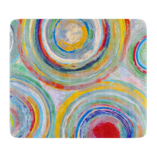 Spin Out Deco Glass Cutting Board