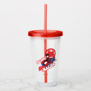 Spin Riding His Techno-Racer Acrylic Tumbler