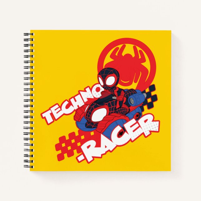 Spin Riding His Techno-Racer Notebook (Front)