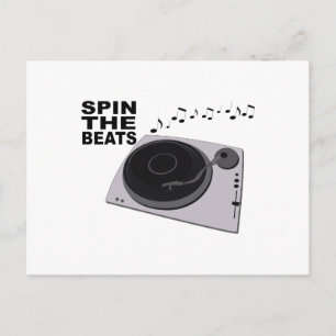 Spin The Beats Postcard