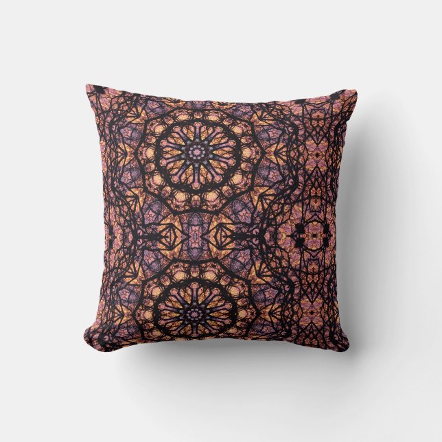 Spin Throw Pillow (Front)