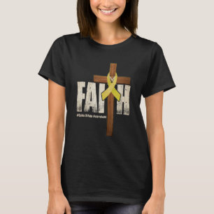 Spina Bifida Awareness Christian Faith & Cross 2 T-Shirt