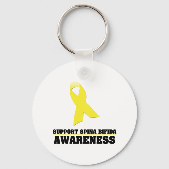 Spina Bifida Awareness Keychain (Front)