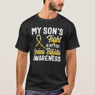Spina Bifida Warrior Awareness My Sons Fight Is My T-Shirt