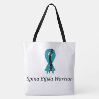 Spina Bifida Warrior Disability Friendly Tote Bag