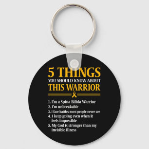 Spina Bifida Warrior Toddler Premium Tri-Blend Keychain