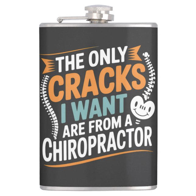 Spinal Alignment and Posture Recovery Hip Flask (Front)