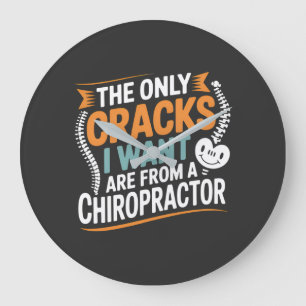 Spinal Alignment and Posture Recovery Large Clock