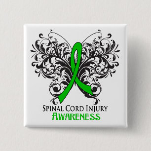 Spinal Cord Injury Awareness 2 Inch Square Button