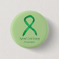 Spinal Cord Injury Awareness Ribbon Custom Pins