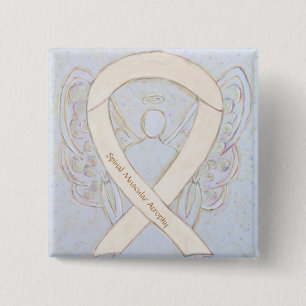 Spinal Muscular Atrophy Awareness Ribbon Angel Pin