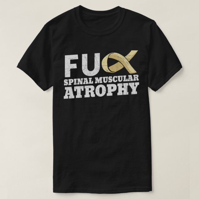 Spinal Muscular Atrophy Awareness SMA Warriors Pat T-Shirt (Design Front)