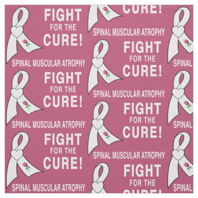 Spinal Muscular Atrophy: Fight for the Cure! Fabric (Swatch)