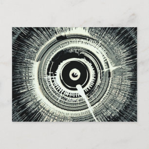 Spinart! Super Nova Black Postcard