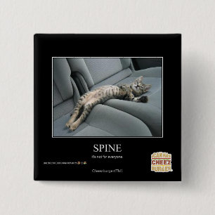 Spine 2 Inch Square Button