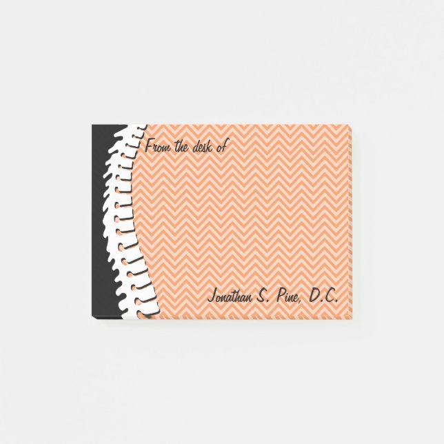 Spine and Chevrons Personalized Notes (Front)