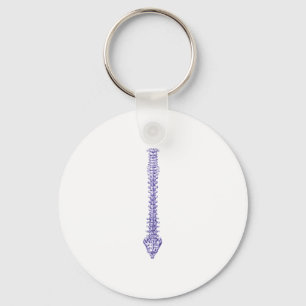 Spine Blue Keychain