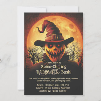 Spine-Chilling HALLOWEEN Bash! Invitation