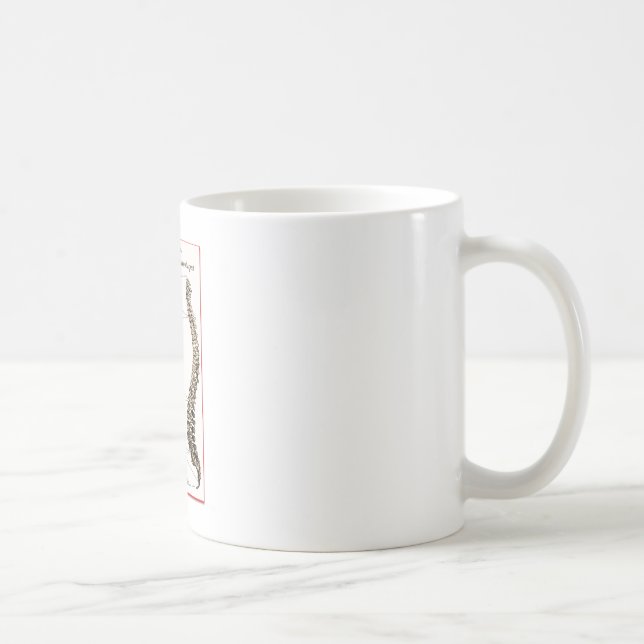 Spine Details Sepia2 Coffee Mug (Right)