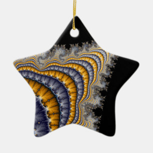 Spine_fractal Ceramic Ornament