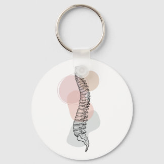 Spine Keychain, Chiropractic, Chiropractic Keychain