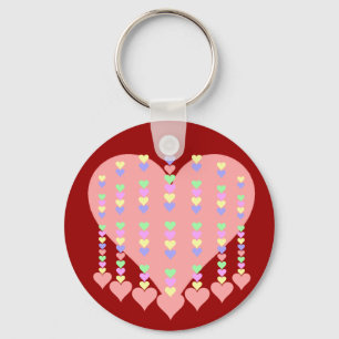 Spine of Hearts Gifts and Apparel Keychain