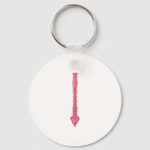 Spine Red Keychain