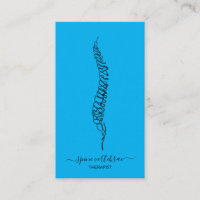 Spine vertebrae orthopedic doctor blue