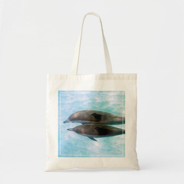 Spinner Dolphins | Oahu Hawaii Tote Bag (Front)