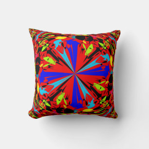 Spinner Rainbow Collection Throw Pillow