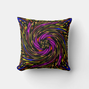 Spinner Rainbow Collection Throw Pillow