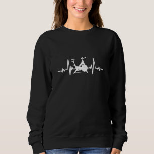 Spinning Bike Heartbeat Spin Class Indoor Cycling Sweatshirt