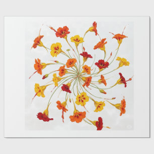 Spinning Blossoms in the Orbit of Light Wrapping Paper