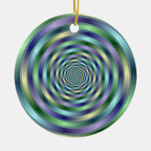 Spinning Ceramic Ornament (Front)