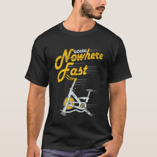 Spinning Class Indoor Cycling Stationary Bike Gym  T-Shirt
