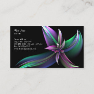 Spinning Flower Business Card