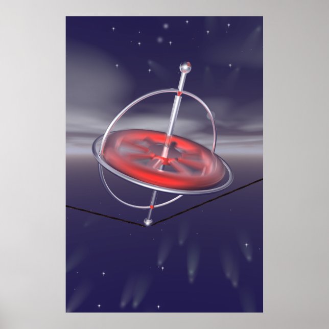Spinning Gyroscope poster (Front)