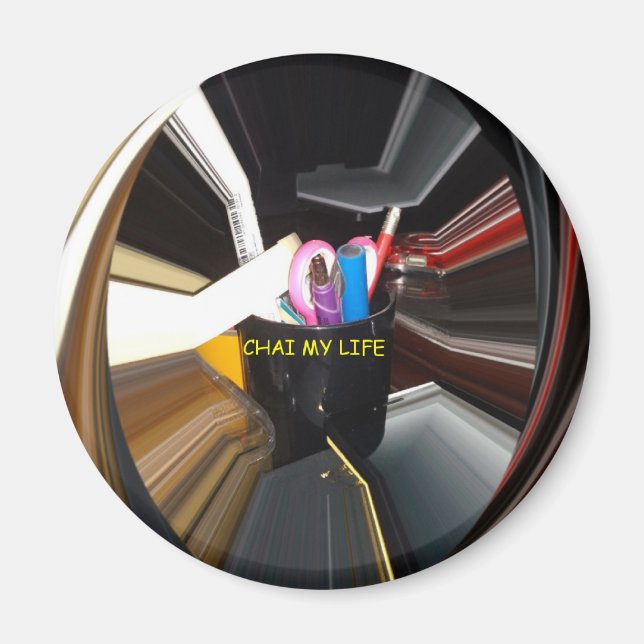 Spinning Office Essentials Modern Wall Decor      Magnet (Front)