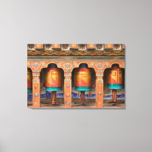 Spinning Prayer Wheels Canvas Print