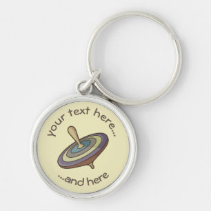 Spinning Top Keychain