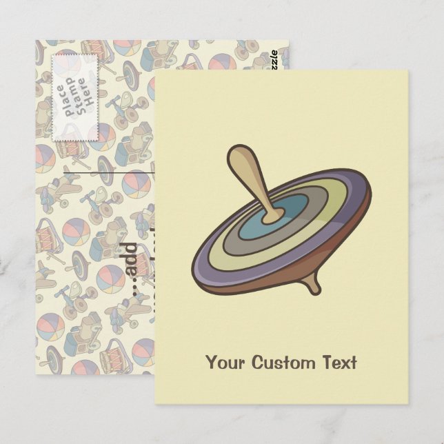 Spinning Top Postcard (Front/Back)