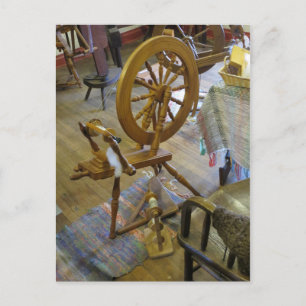 Spinning Wheel Postcard