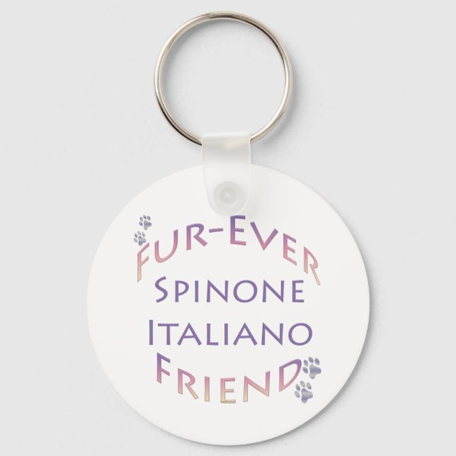 Spinone Italiano Furever Friend Keychain (Front)