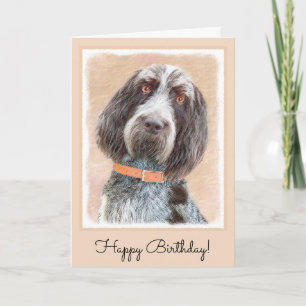 Spinone Italiano Painting — Cute Original Dog Ar Card
