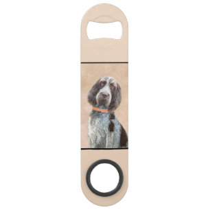 Spinone Italiano Painting - Cute Original Dog Art Bar Key